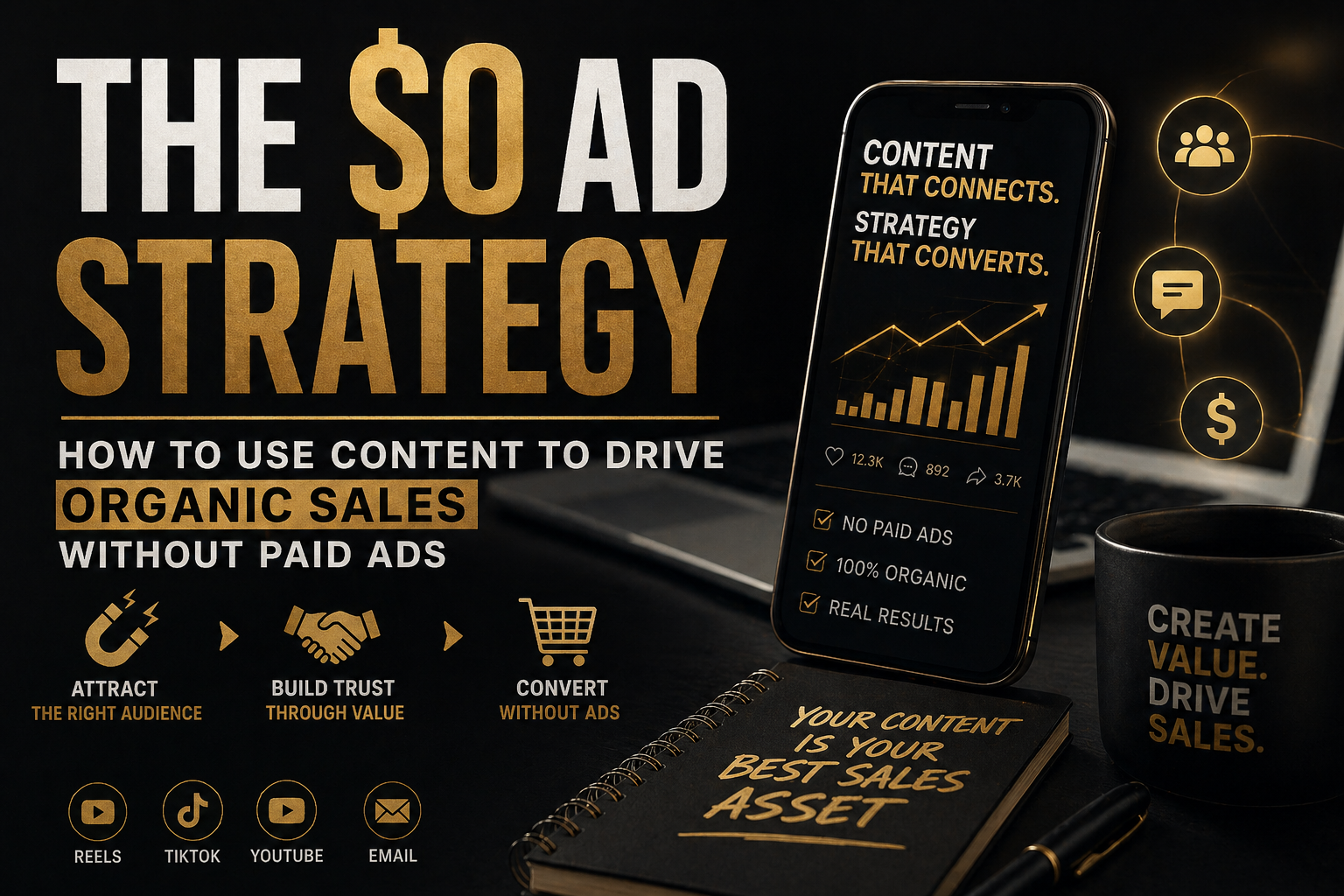 The $0 Ad Strategy – Turn Content Into Consistent Sales Without Paid Ads